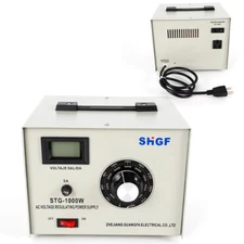 Variac Auto Transformer AC Variable Voltage Regulator Metered 1000W 0-300V USA