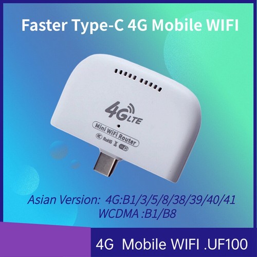 Portable 4G LTE Router Type-C Mobile Router for Travel Home Office 8139 - Photo 4/9
