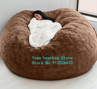 Dropshipping Big Bean Bag Sofa Puff No Filler Floor Seat Futon Lazy Sofa Bed Cou