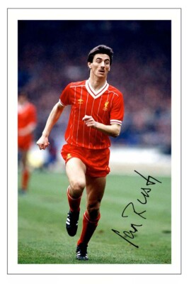Photo Autographe Pré-imprimée Ian Rush & Kenny Dalglish B 580118