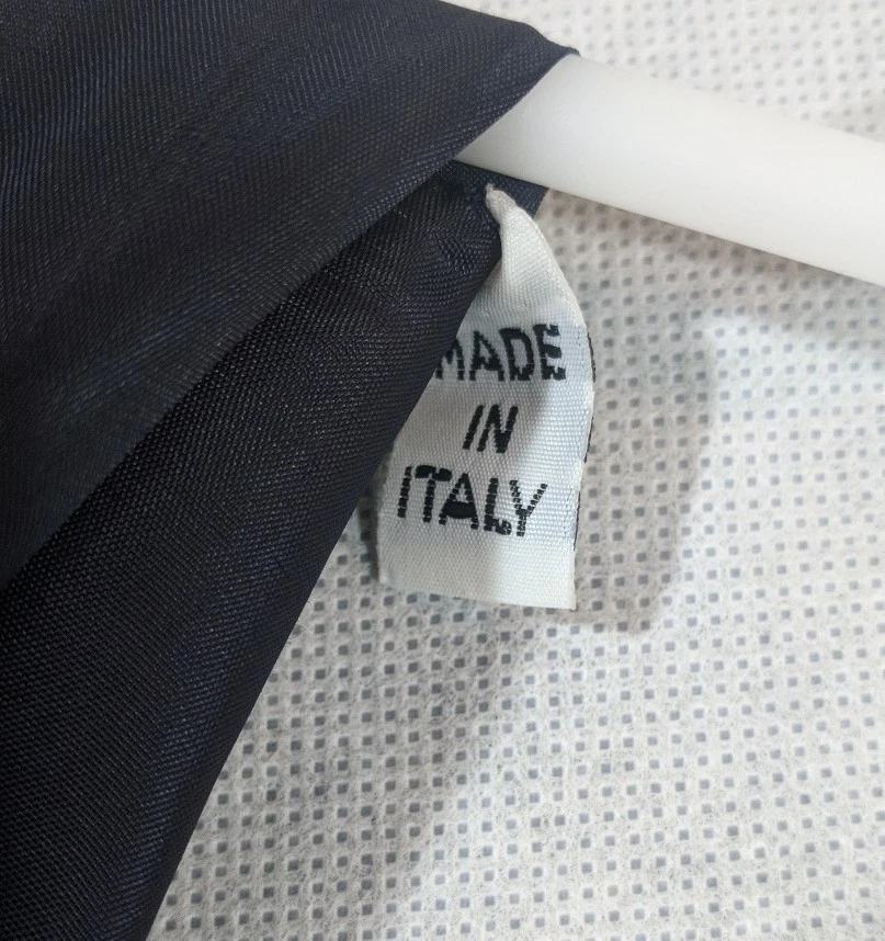 Abito nero Moschino Couture vintage 1989 paillettes oro VIP taglia 40