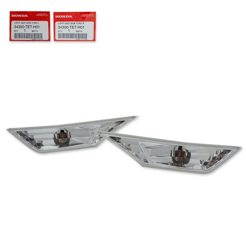 For Honda Civic Fc Fk 2016 - 18 Genuine Pair Side Marker Turn Light Lamp Black - Picture 3 of 6