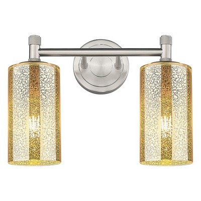 Innovations Lighting 434-2W-G434-7ME Crown Point 2 Light 14''W - Nickel