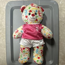 Build-A-Bear Workshop 20th Birthday Plush Bear Limited Edition Multicolor Shirt