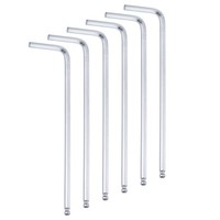 6X Ballkopf-InnensechskantschlüSsel 3Mm L-Form Cr-V Silber