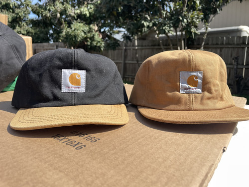 Vintage Carhartt Ear Flap Hat Duck Canvas Thermal Size L - Picture 1 of 9