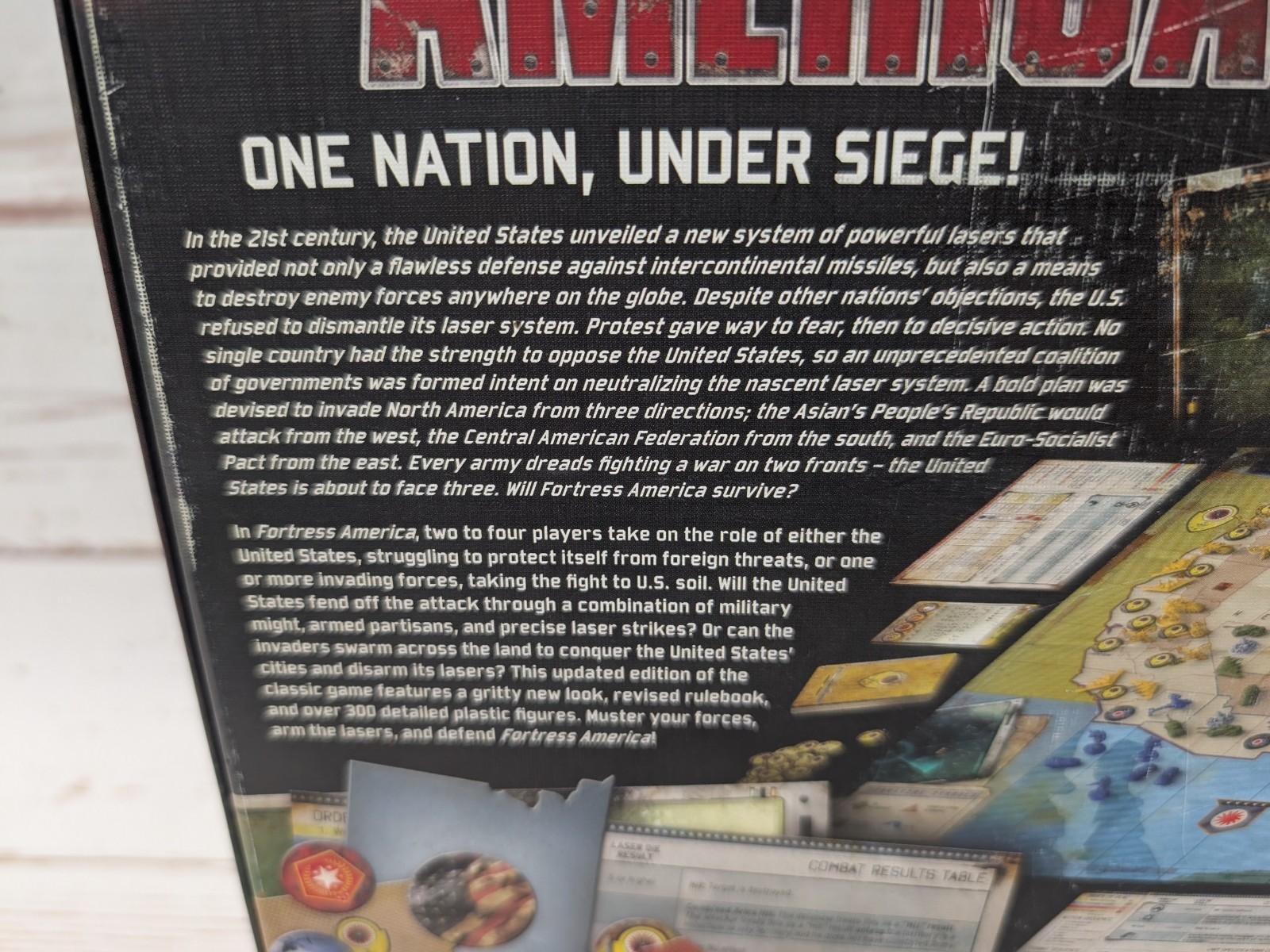 Fortress America Board Game Fantasy Flight Reprint FFG 2012