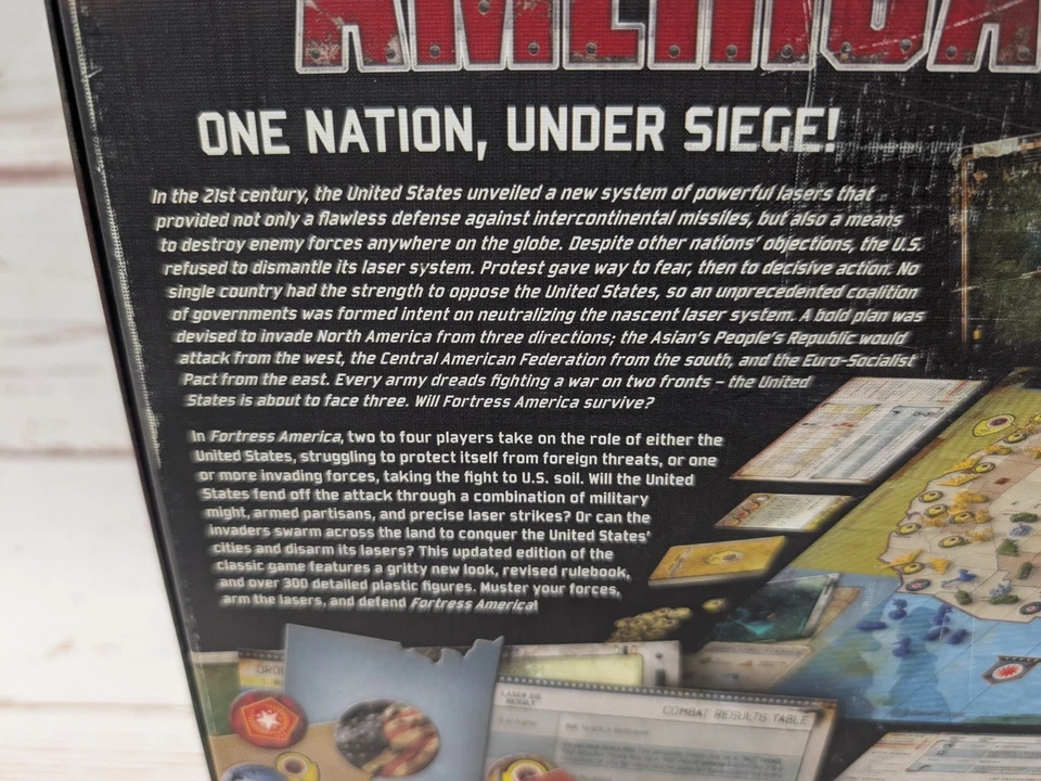 Juego de mesa Fortress America Fantasy Flight reimpresión FFG 2012 Foto 4 de 4