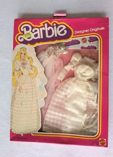 Vintage 1978 Barbie Designer Originals Wedding Belle Dress NRFB Rare 1970s New