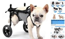 Dog Wheelchair for Back Legs, Light Weight Dog Wheelchair Cart Medium  M  Grey