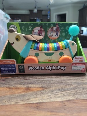 VTech LeapFrog Wooden AlphaPup- New!! Great gift for learning