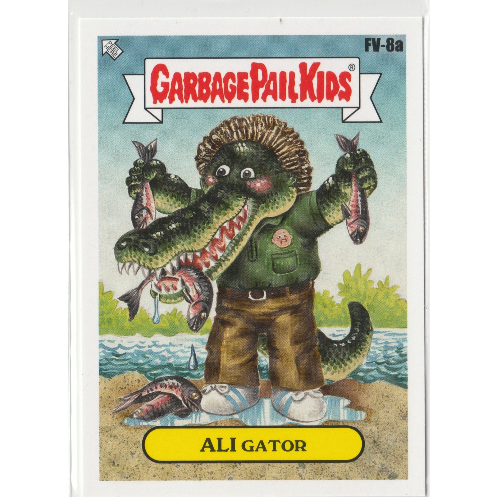 Ali Gator GPK 2020 35th Anniversary Series FV-8a Garbage Pail Kids Card