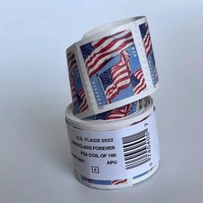 New Collection 1 ROLLS Of 100 USPS Postage-100 PCS-Special Sale 2022 