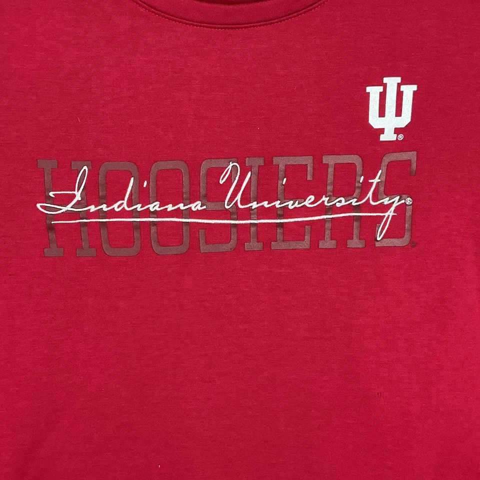 Suéter Champion Indiana University Hoosiers manga larga para mujer XL rojo NCAA Foto 3 de 4