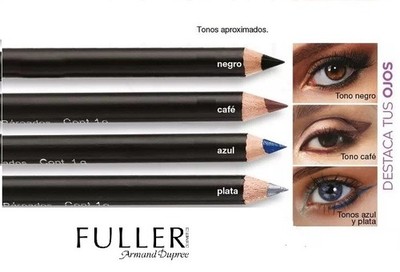 FULLER LAPIZ DELINEADOR DE OJOS  Armand Dupree set de 4 diferentes colores