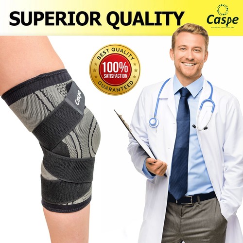 2Pcs Compression Sleeve Knee Brace Support Protector Arthritis Joint Pain Relief