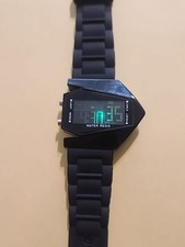 Aircraft Bomber Shaped Sports LED Digital Watch Multifunction Works New Battery