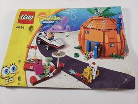 Lego SpongeBob SquarePants 3834 "Good Neighbors at Bikini Bottom" 90% w/ manual