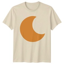 Minimalistische Mondsichel Nachthimmel T-Shirt Mond Himmlisch Geburtstag
