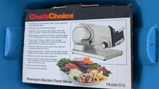 NEW Chef's Choice 7" Electric Meat / Cheese Slicer Cutter Model #615 NEW