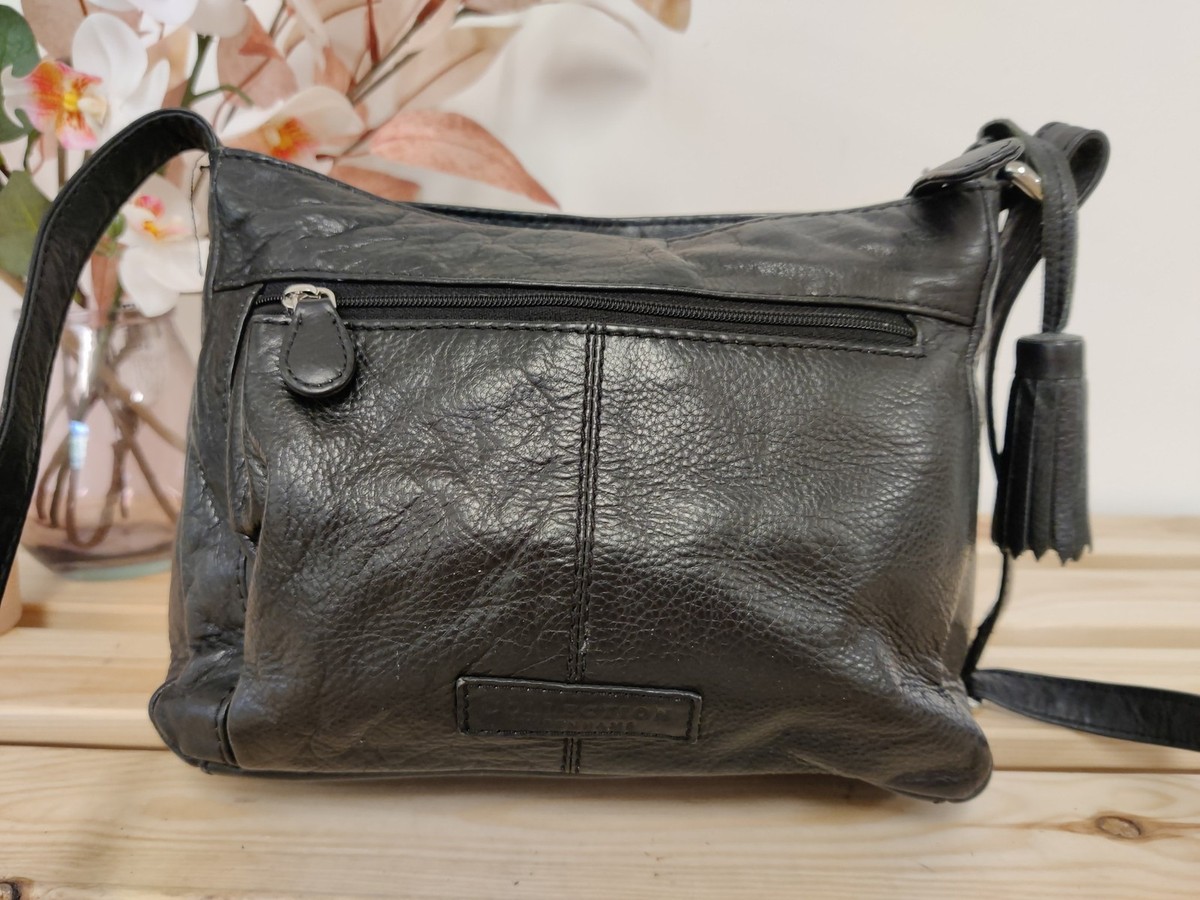 DEBENHAMS COLLECTION BLACK HANDBAG WOMENS SMALL CROSSBODY SHOULDER