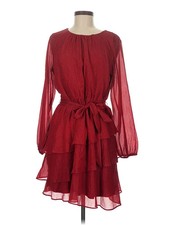 Simply Vera Vera Wang Women Red Cocktail Dress M