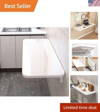 Modern Floating Desk, Waterproof Foldable Wall Table for Small Spaces - 39.3"