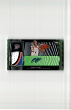 2019-20 Panini Obsidian Darius Bazley Electric Etch Green #/25 Rookie #229 Auto