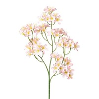 artplants KüNstlicher Apfelzweig Yorben Mit BlüTen, Rosa, 60Cm