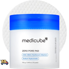Medicube Zero Pore Pads 2.0 Facial Exfoliator AHA BHA Acne Treatment 70CT