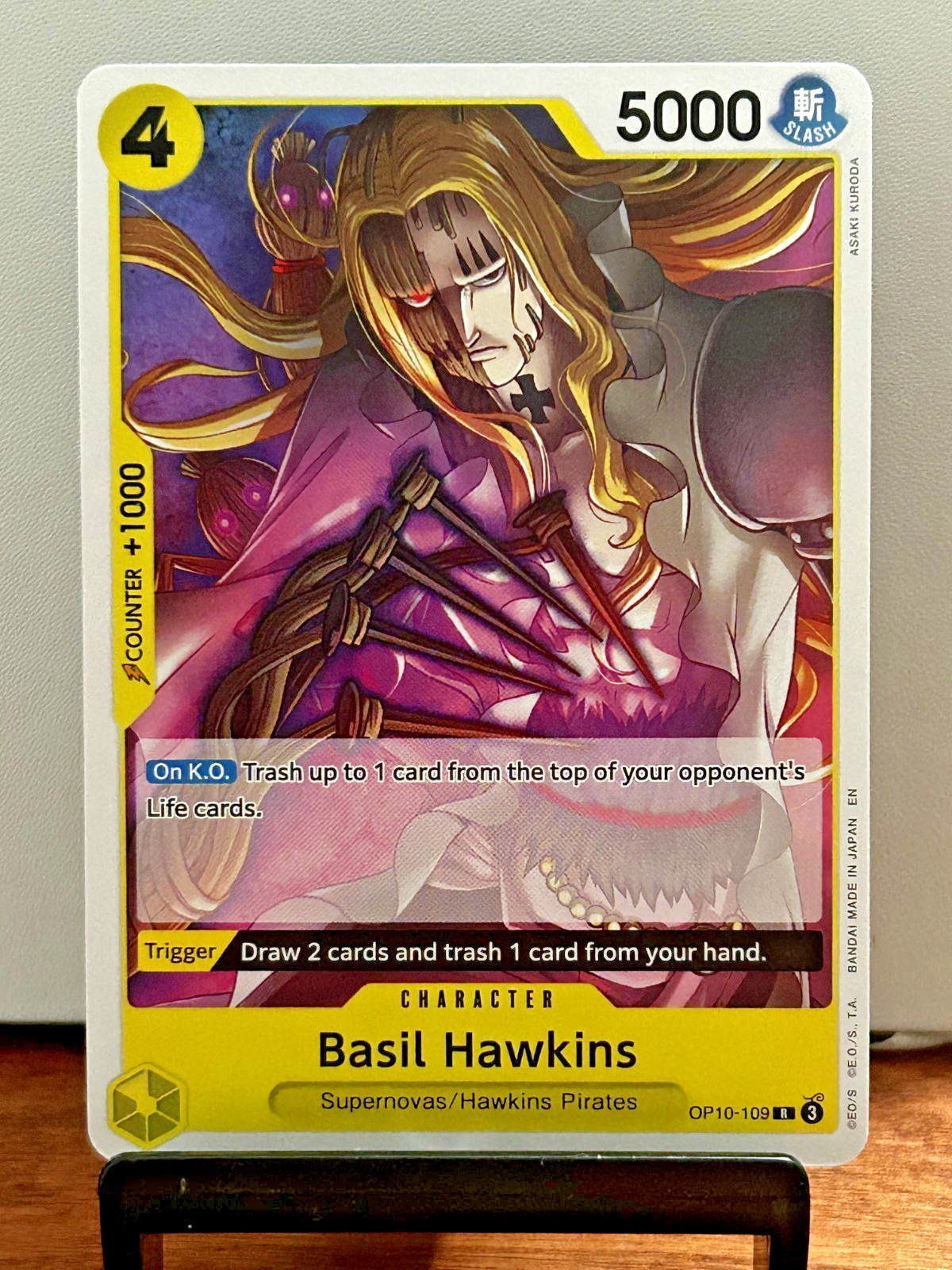 One Piece - Basil Hawkins OP10-109 Rare Royal Blood