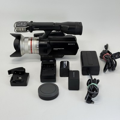 Sony Digital HD Camcorder Recorder NEX-VG10 + Rokinon 12mm f2 Lens