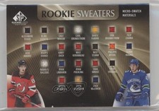 2019 SP Game Used /15 Alexandre Texier Blake Lizotte Cale Makar Dante Fabbro 4p5