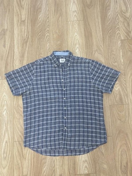 Women Paul Kehl Shirt Navy Linen 44 / XXL