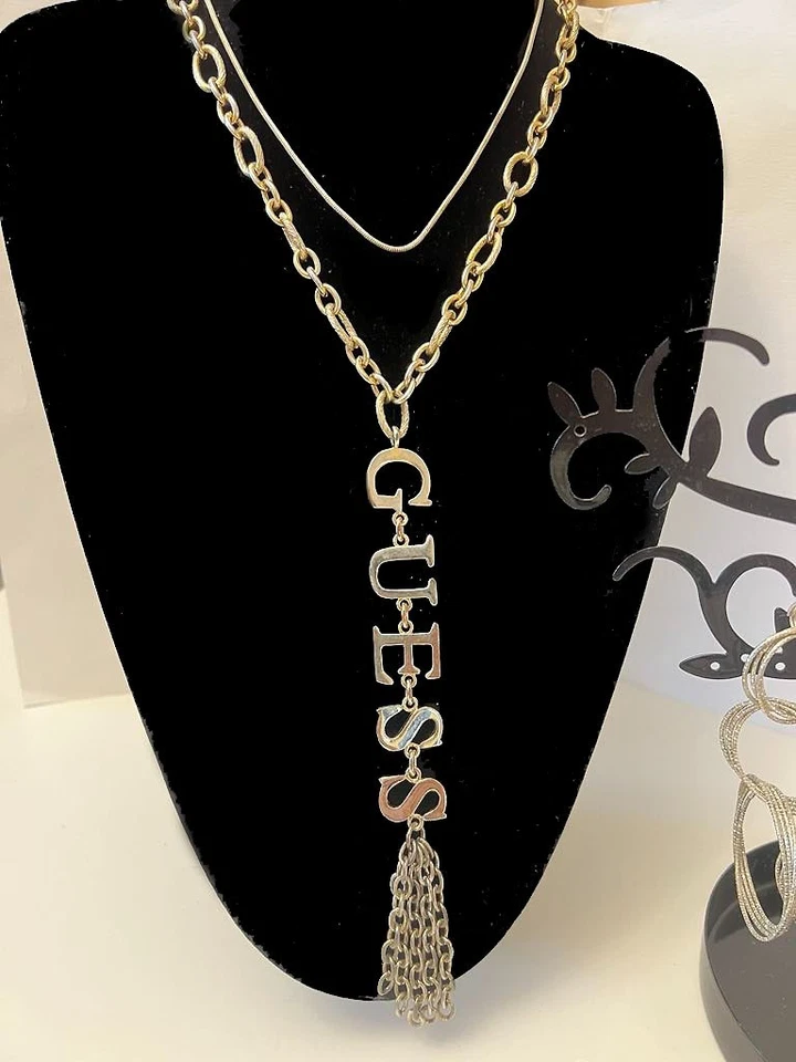 Lotto 10 pezzi bigiotteria collane, orecchini, bracciali dal 1990 al 2010 - Immagine 3 di 4