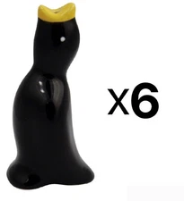 Norpro Oven Safe Ceramic Pie Bird Steam Vent Tool Stop Bubbling Over (6-Pack)