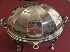 SM & Co LtD EPNS A1 Rolling Top Breakfast Warmer