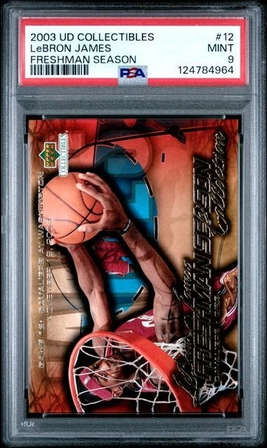 LeBron James Basketball Grade 9 Rookie Sports Trading Cards