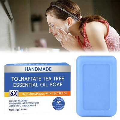 Tolnaftate Tea Tree Essential Oil Soap Tea Tree Oil New- Soaps X5Q0