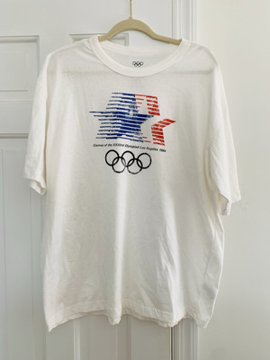 OLD NAVY IOC Heritage **Los Angeles 1984 Olympic** Relaxed Fit Tee 100% Cotton L
