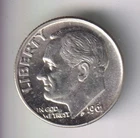 1961-P ROOSEVELT DIME 10¢ PHILADELPHIA 90% SILVER COIN UNITED STATES MINT