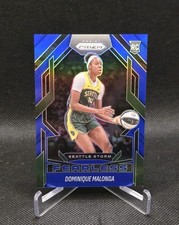 2025 Panini Prizm WNBA Dominique Malonga RC Blue Prizm /49 Fearless #14