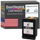 DoorStepInk Compatible Ink Cartridges for HP 67 Black-USA
