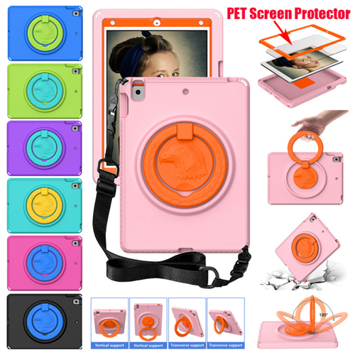 Full Case Robuste Ständer Bildschirm Abdeckung für iPad 5/6/7/8/9/10. Gen Air Pro Mini - Bild 1 von 72