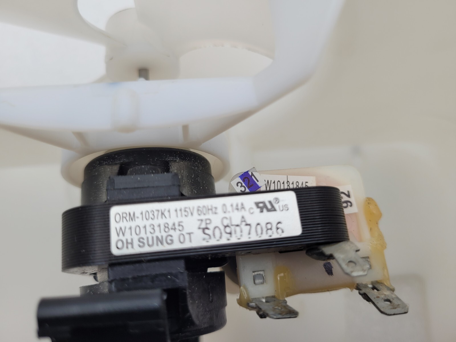 Genuine Whirlpool Refrigerator Fan Motor Evaporator Part#2315539 | eBay