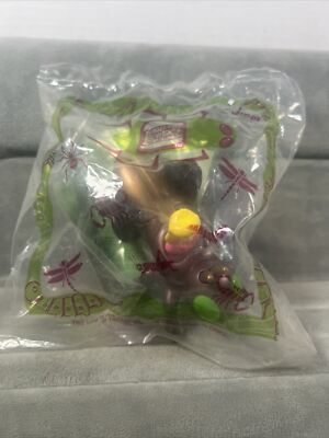 Burger King Toy Bug Rider: Snaps on Grasshopper Pull Back Figure Vintage 1998