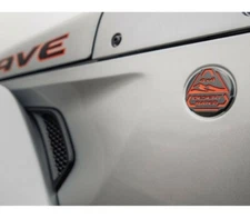 New 2020-2022 Jeep Gladiator Mojave Desert Rated Orange Fender Emblem/ Badge,OEM