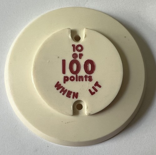 Vintage Pinball Bumper Cap Machine Original Williams 10 100 Points When Lit - 第 1/3 張圖片