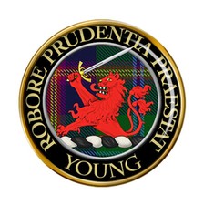 Young Scottish Clan Pin Badge