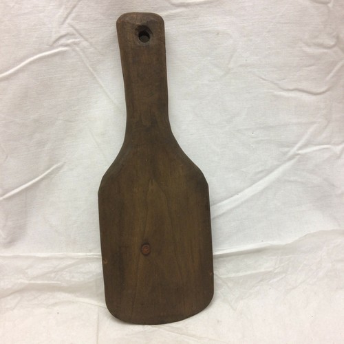 Vintage Primitive Wood Utensil Paddle 9" Long